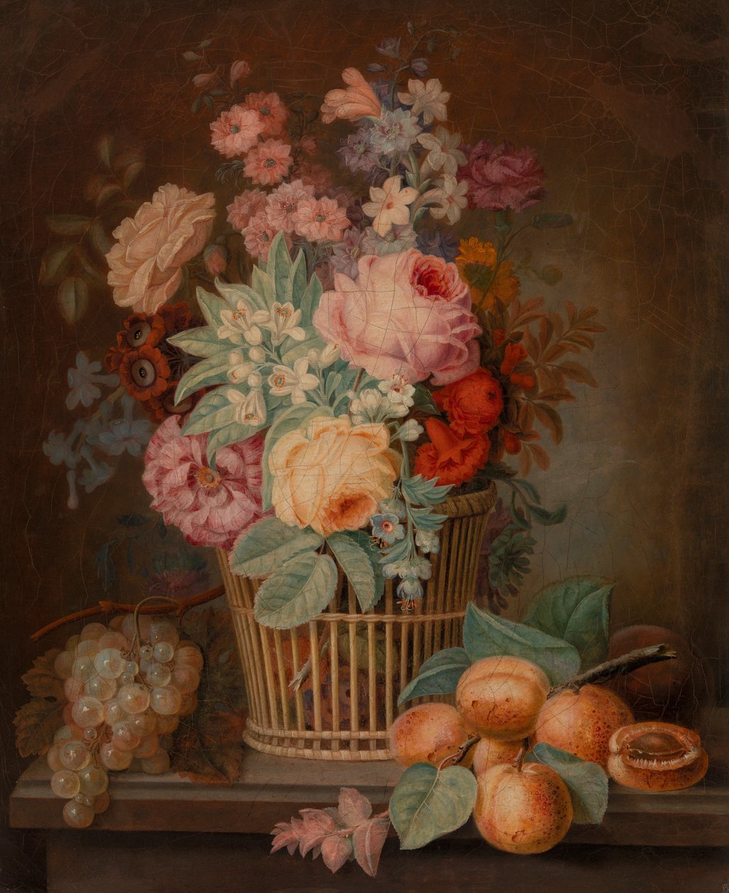 Virágdarab a kosárban alkotó: Unknown artist