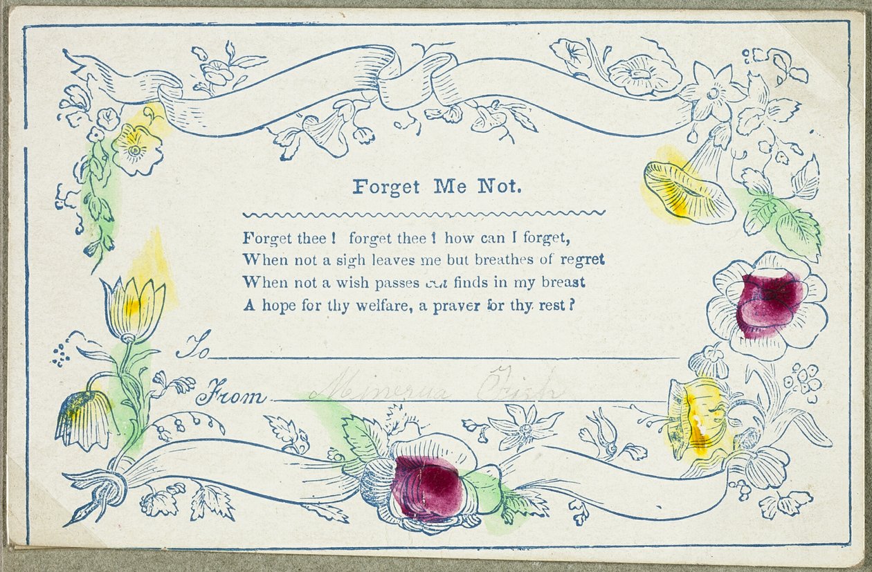 Forget Me Not (Valentin) alkotó: Unknown artist