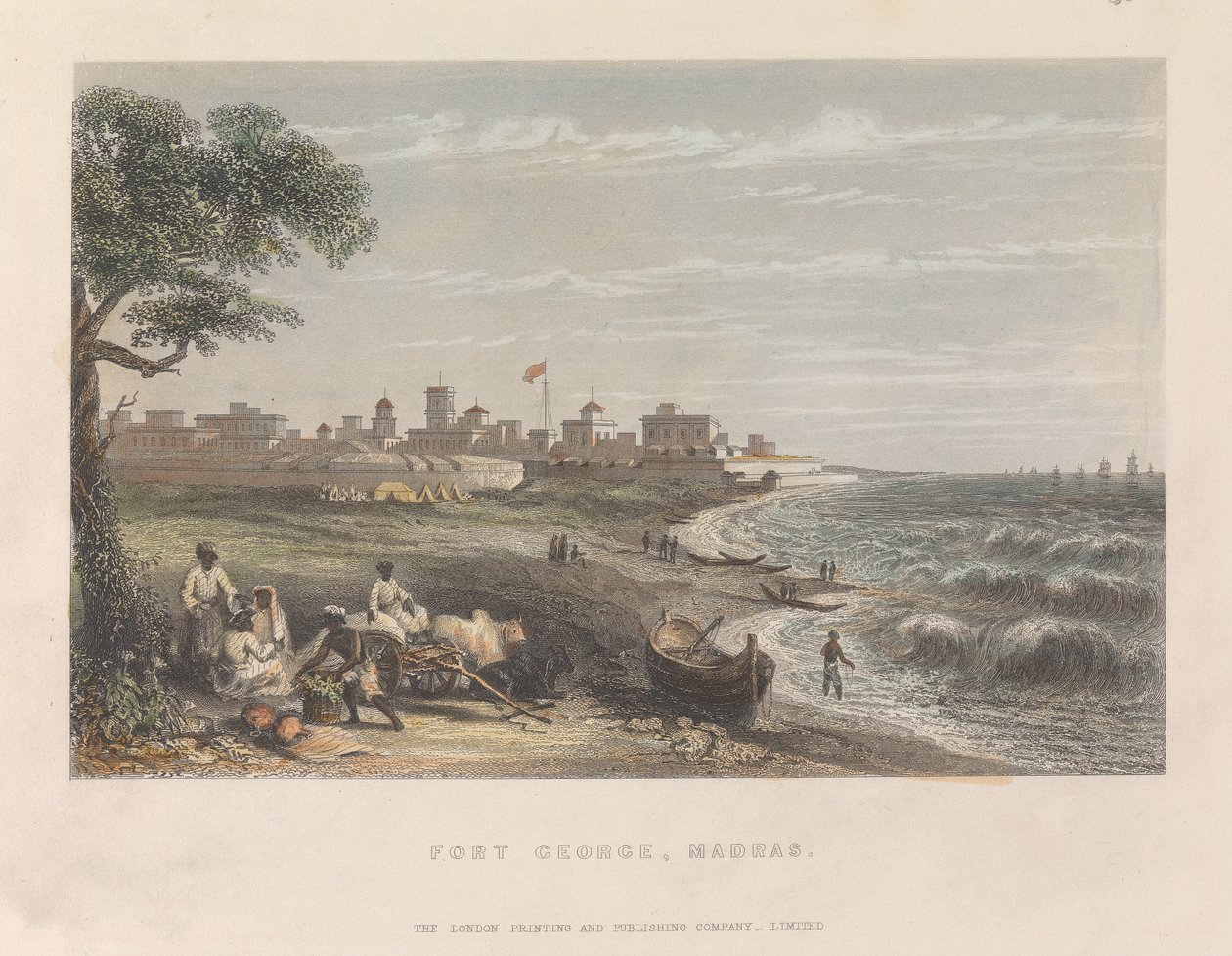 Fort George, Madras alkotó: Unknown artist