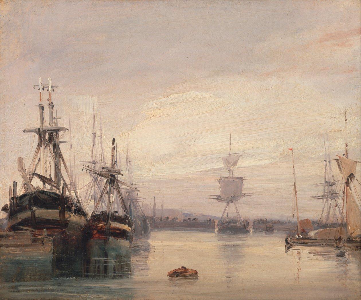 francia kikötő jelenet alkotó: Unknown artist