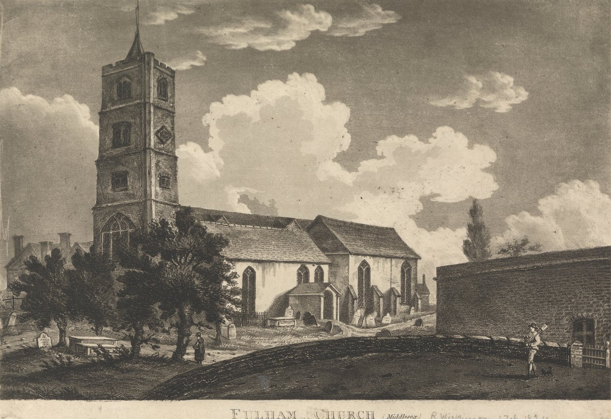Fulham Church (Middlesex) alkotó: Unknown artist