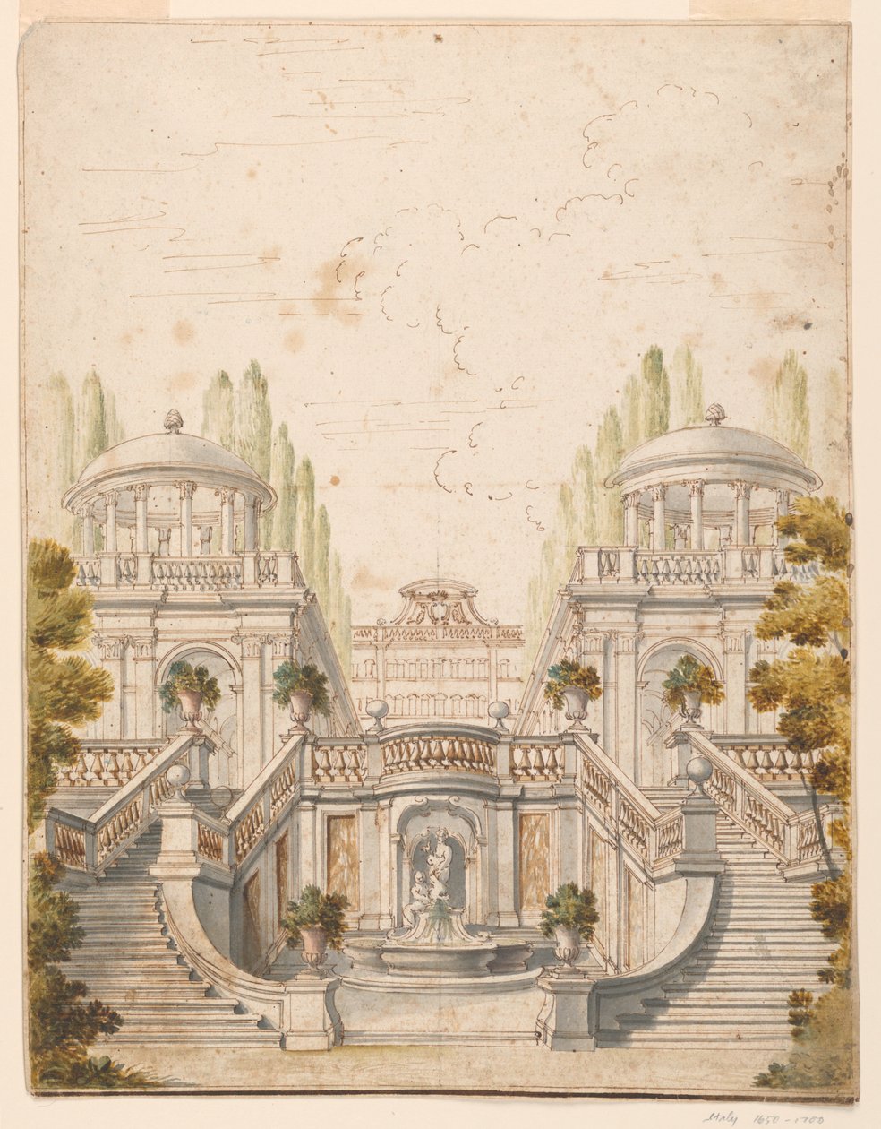 Kert és Villa alkotó: Unknown artist