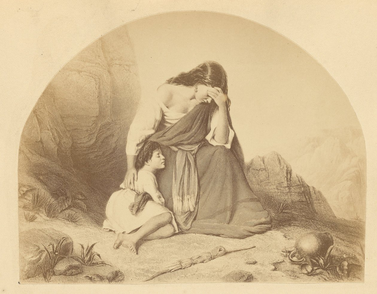 [Hágár és Izmael] alkotó: Unknown artist
