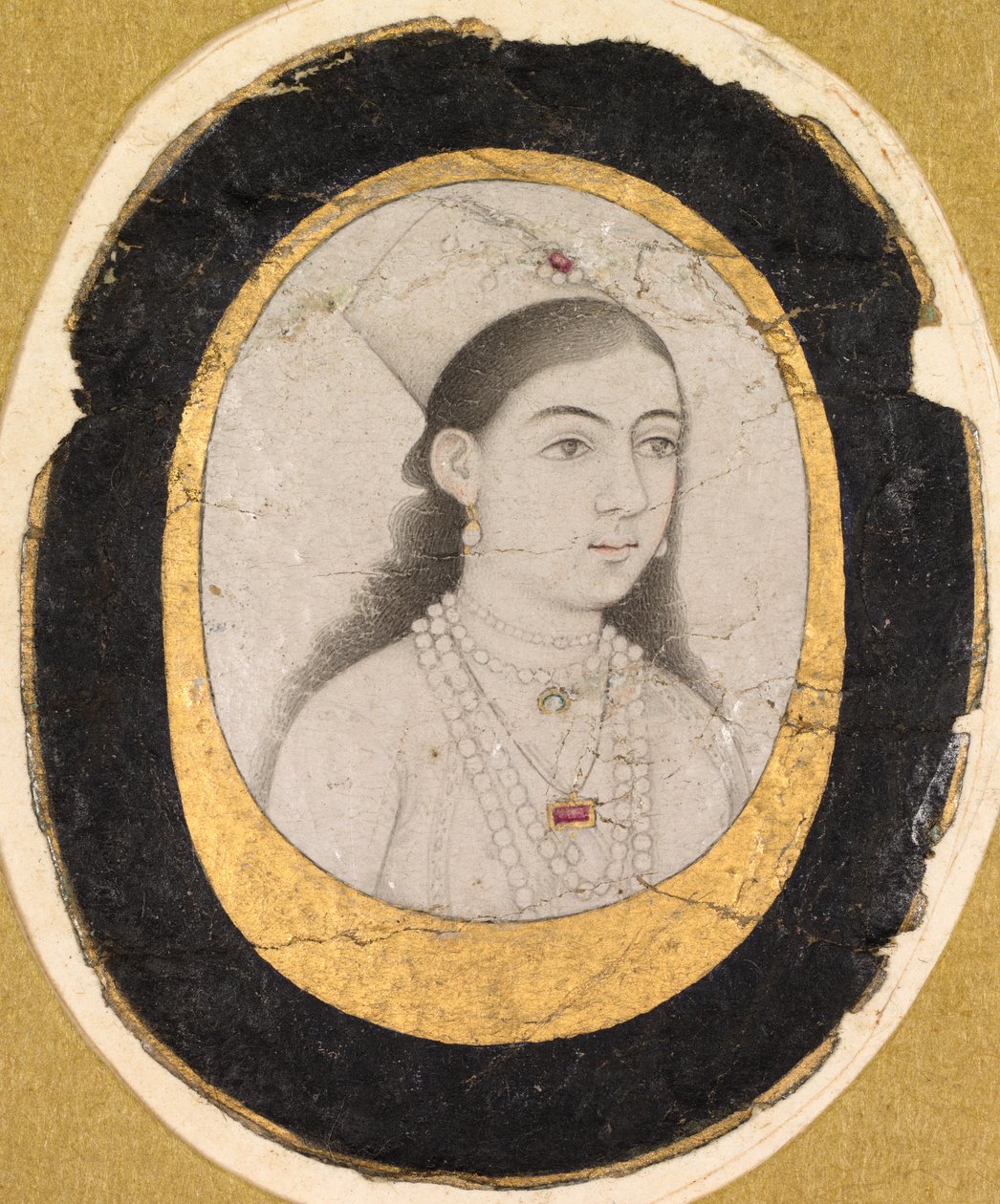 Egy fiatal lány ékszerportréja alkotó: Unknown artist