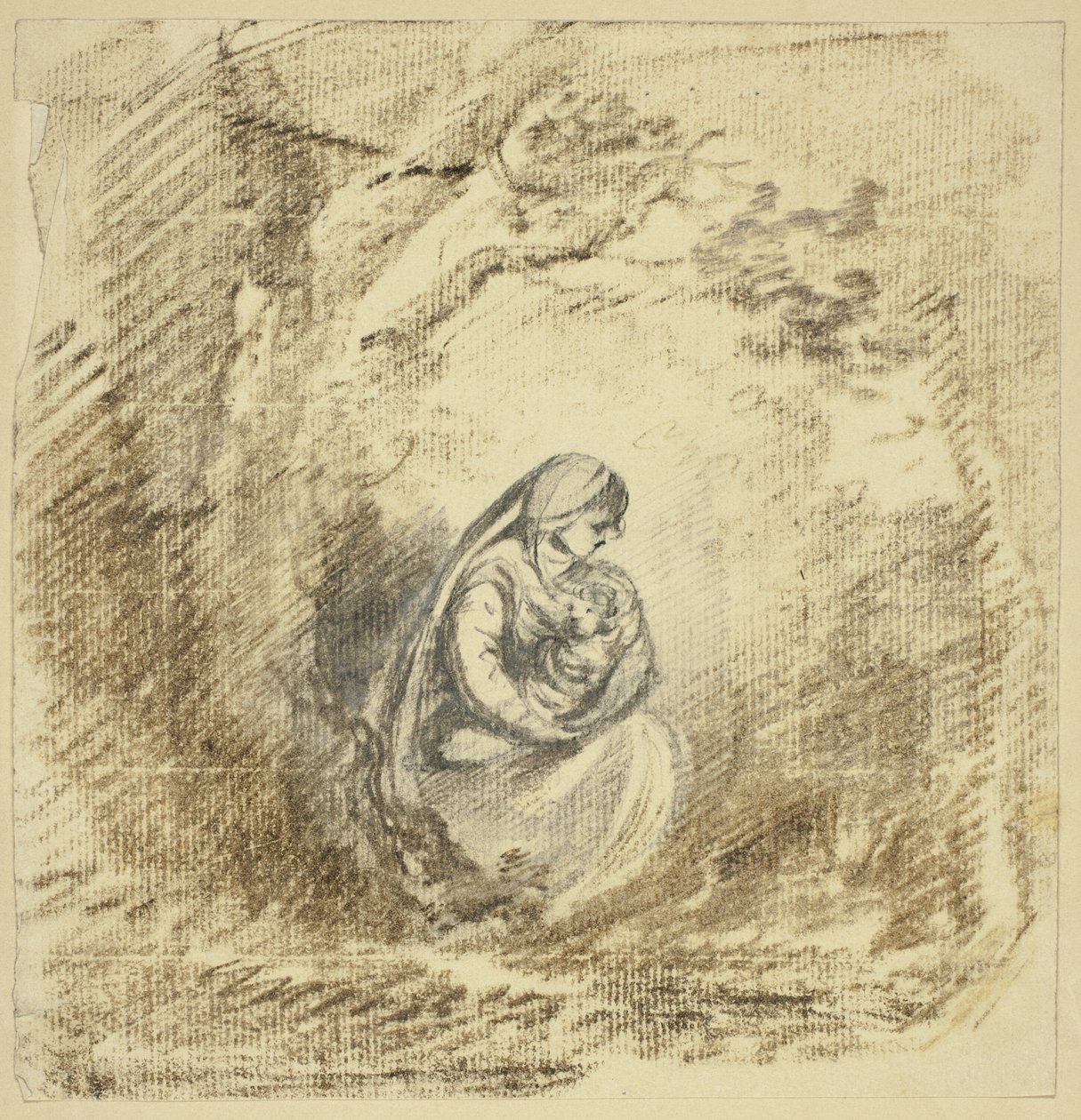 Anya és gyermek alkotó: Unknown artist