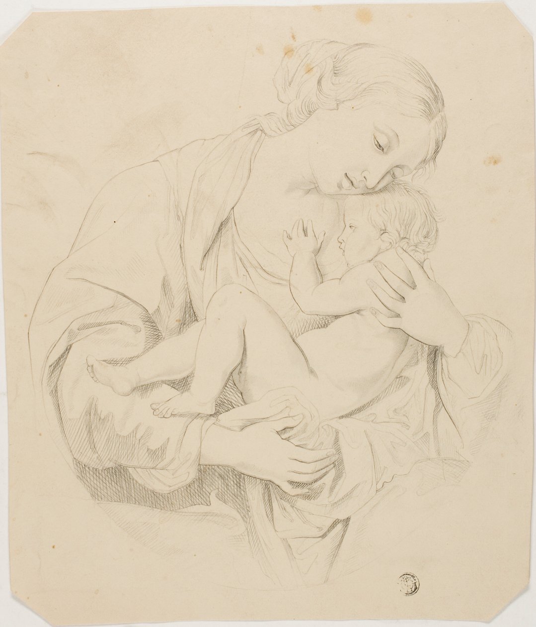 Anya és gyermek alkotó: Unknown artist
