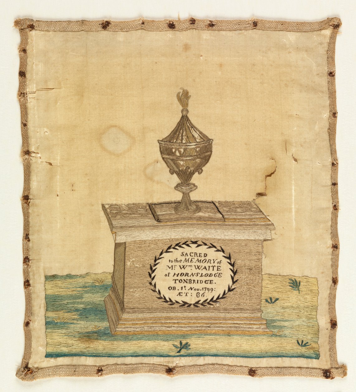 Gyászmintaadó alkotó: Unknown artist