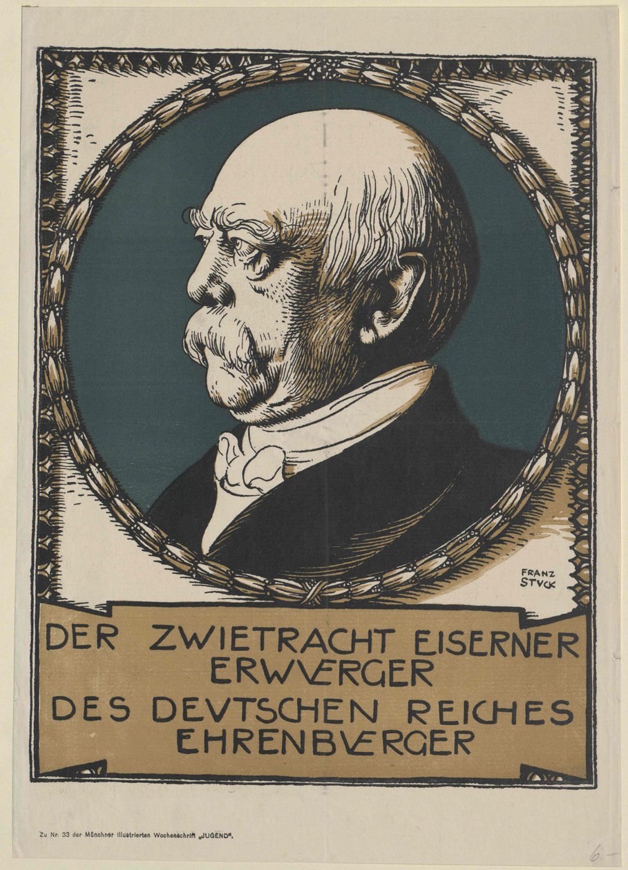 Otto gróf Bismarck (nyomtatás) alkotó: Unknown artist