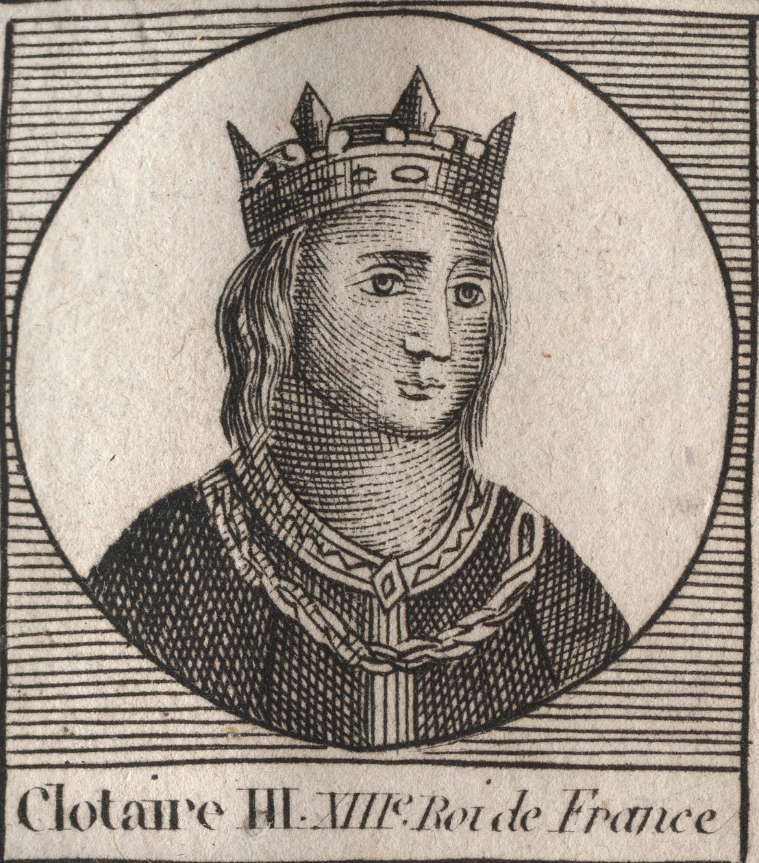 Clothaire portréja III alkotó: Unknown artist