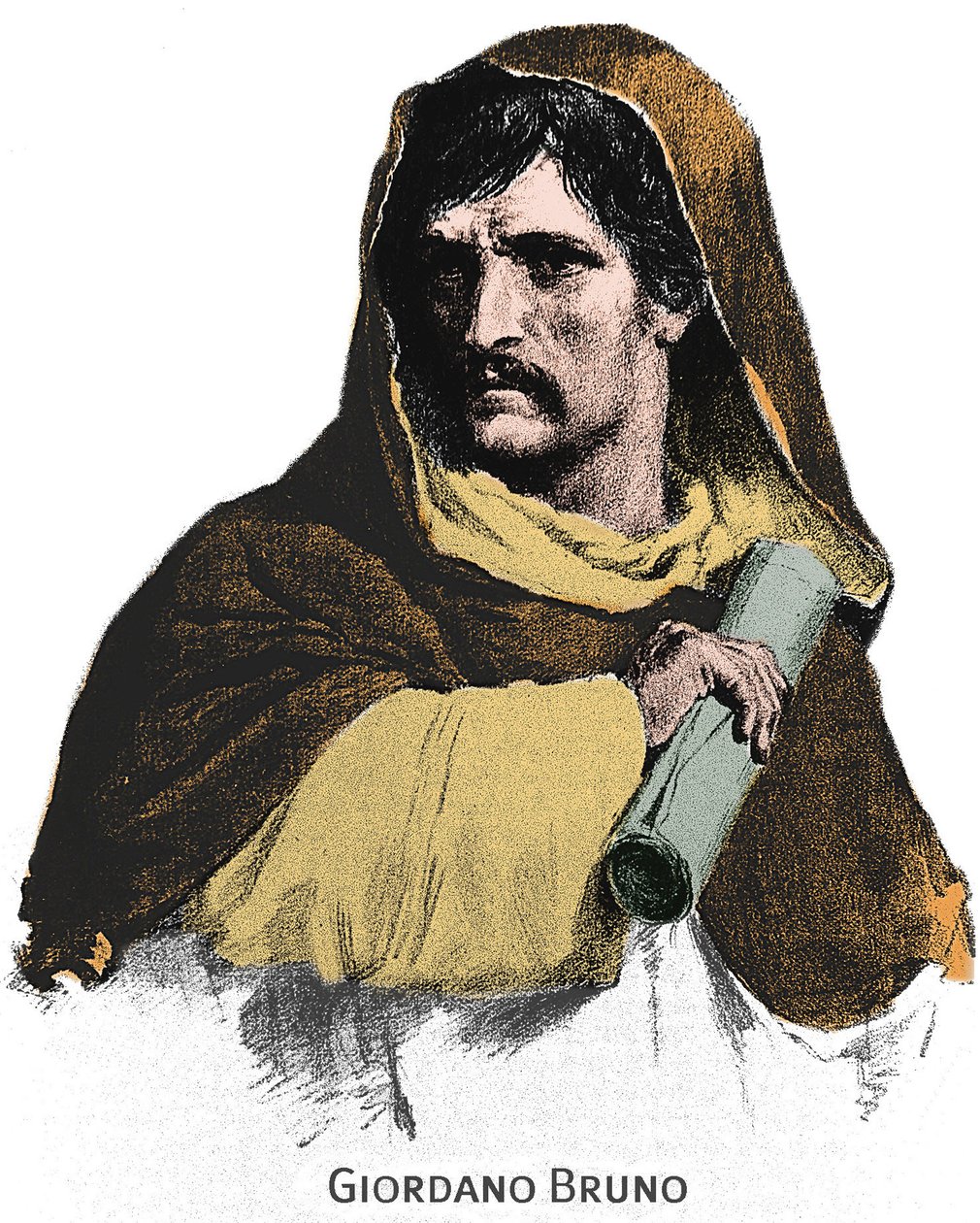 Giordano Bruno (1548-1600) portréja. alkotó: Unknown artist