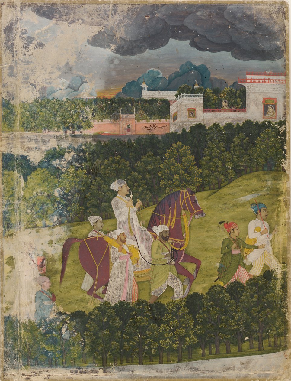 Egy nawab portréja alkotó: Unknown artist