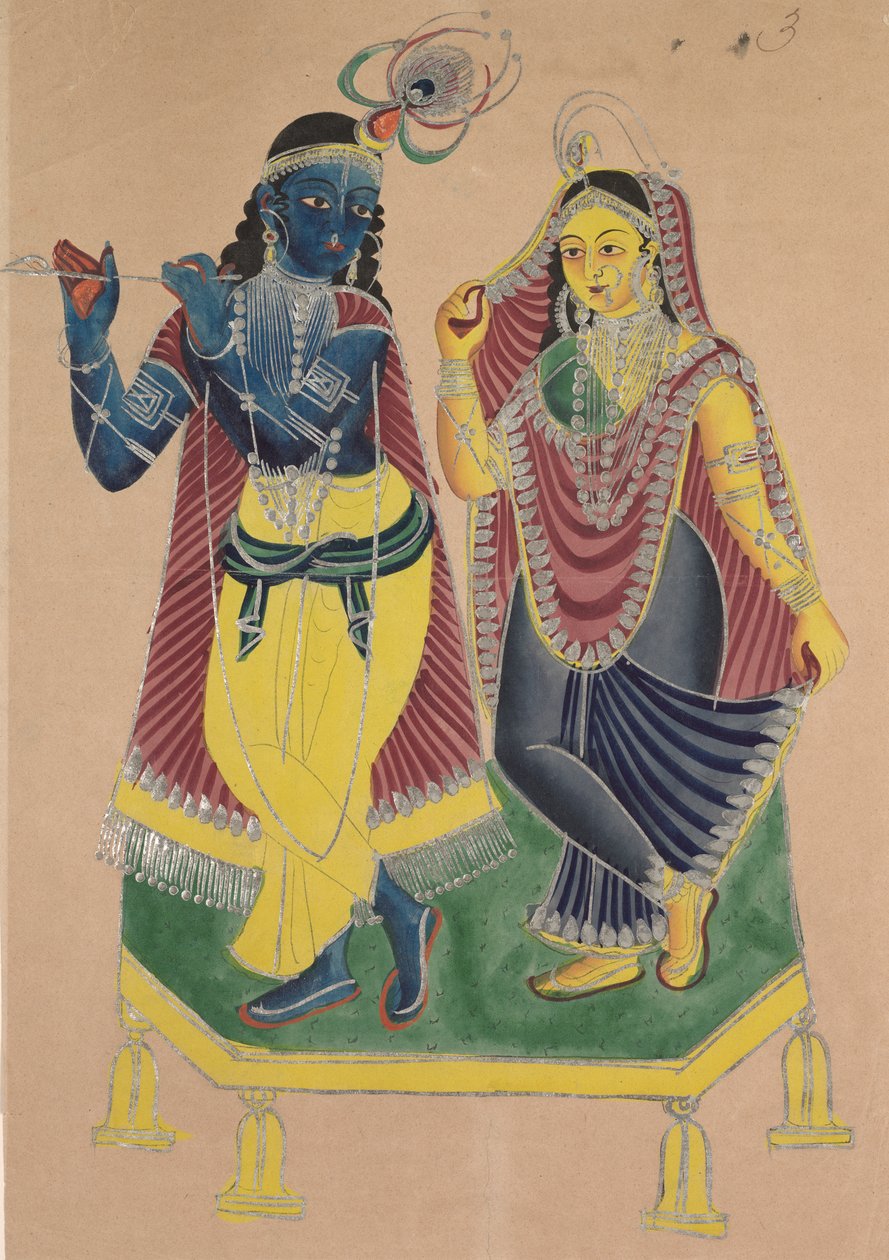 Radha és Krisna alkotó: Unknown artist