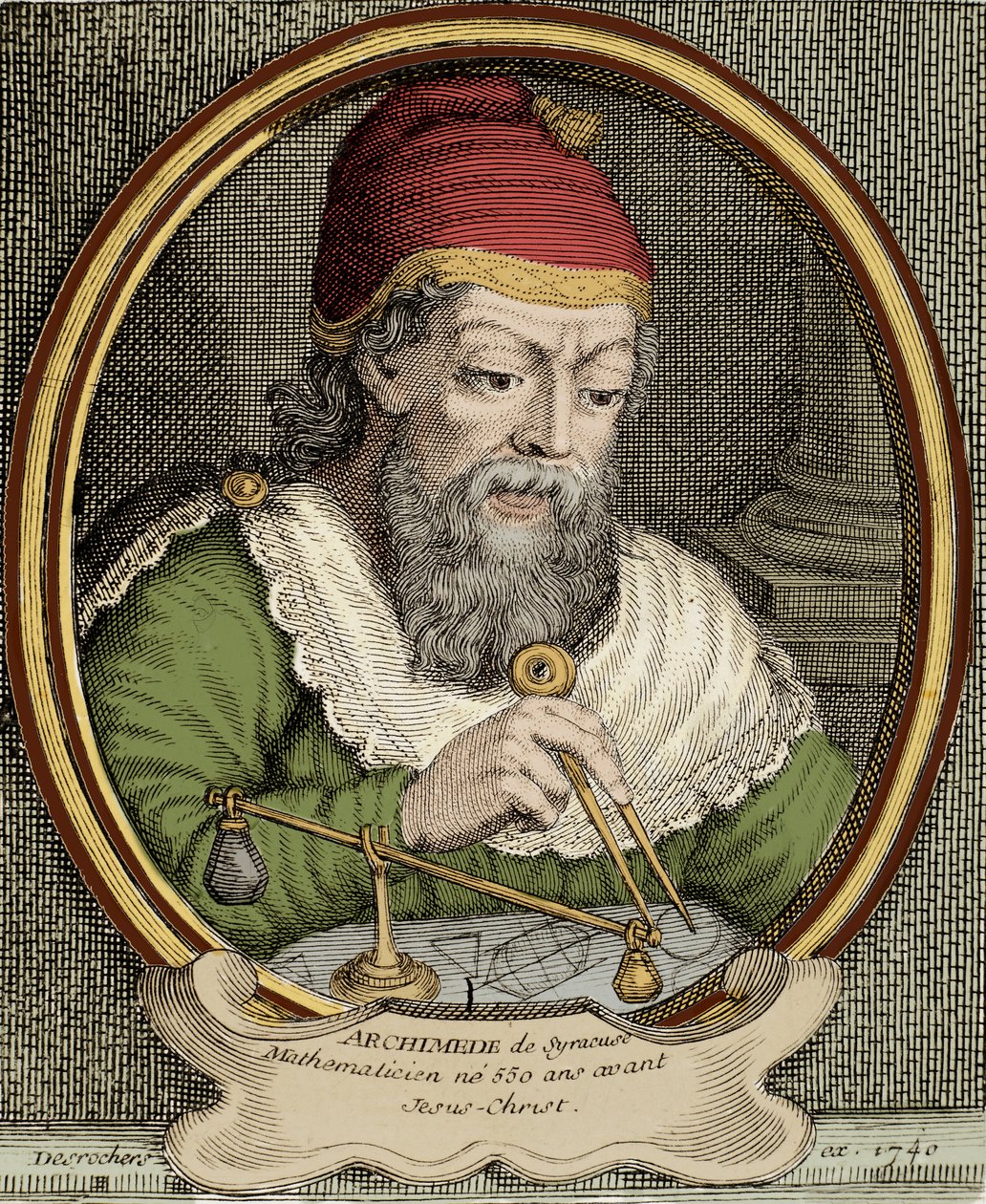 Szirakúzai Arkhimédész ábrázolása alkotó: Unknown artist