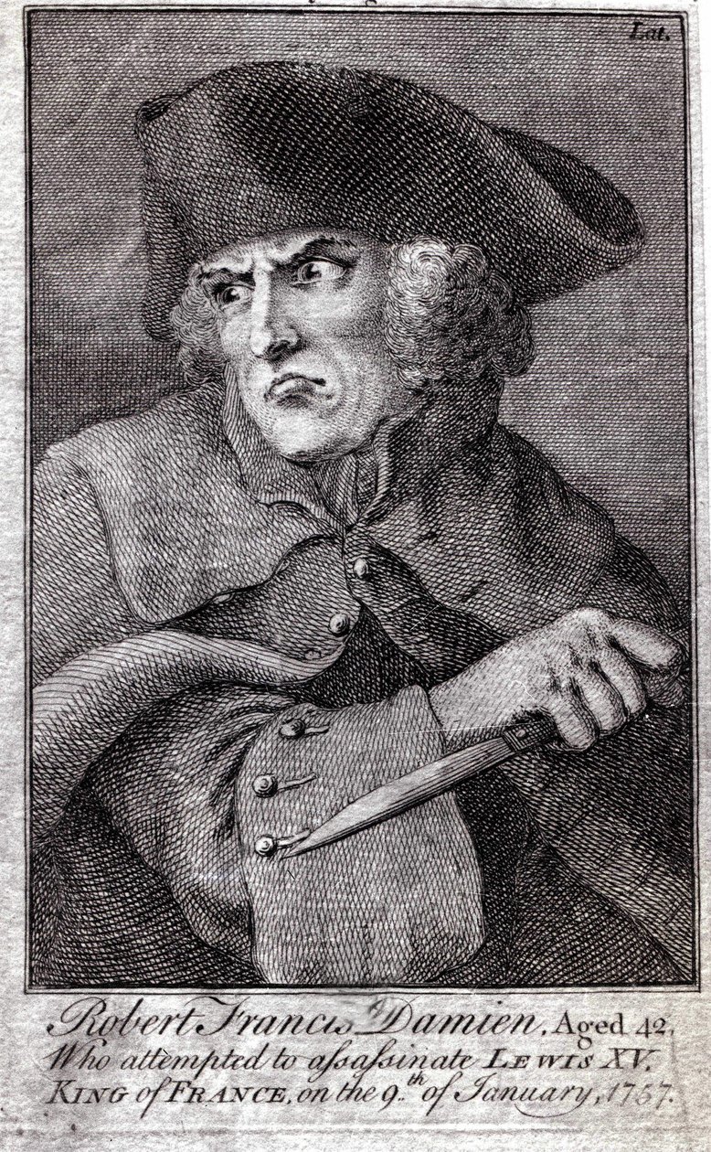 Robert Francois Damiens (Robert Francois Damier alkotó: Unknown artist