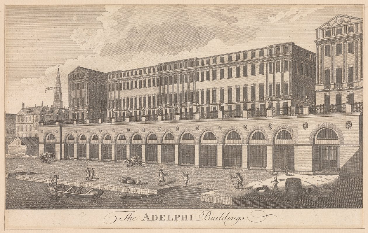 Az Adelphi épületei alkotó: Unknown artist