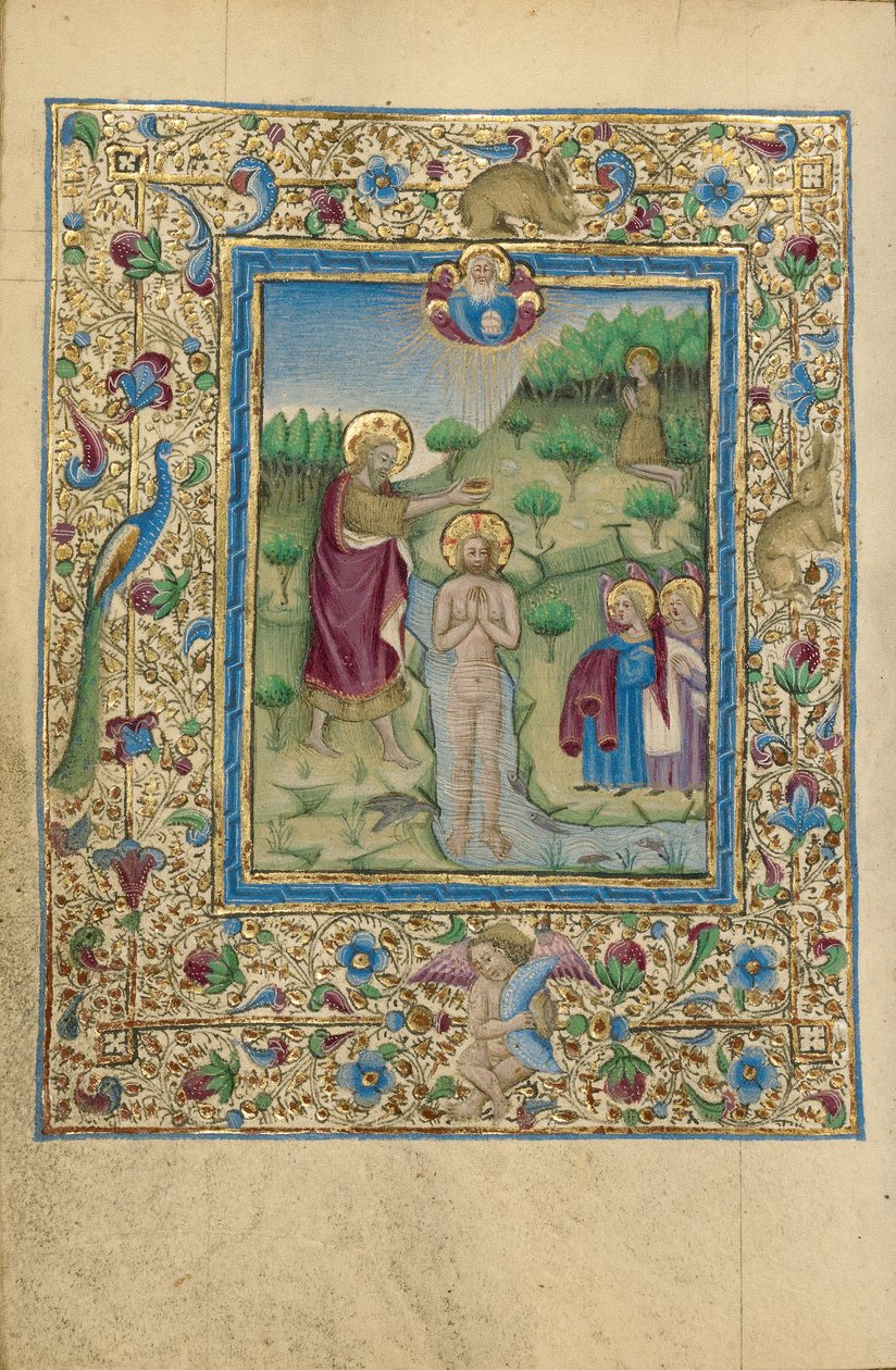 Krisztus megkeresztelkedése alkotó: Unknown artist