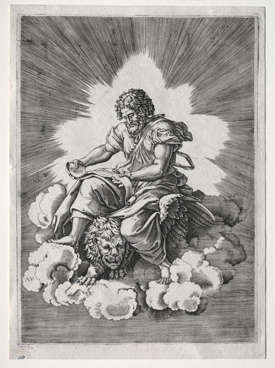 A négy evangélista: Szent Márk alkotó: Unknown artist