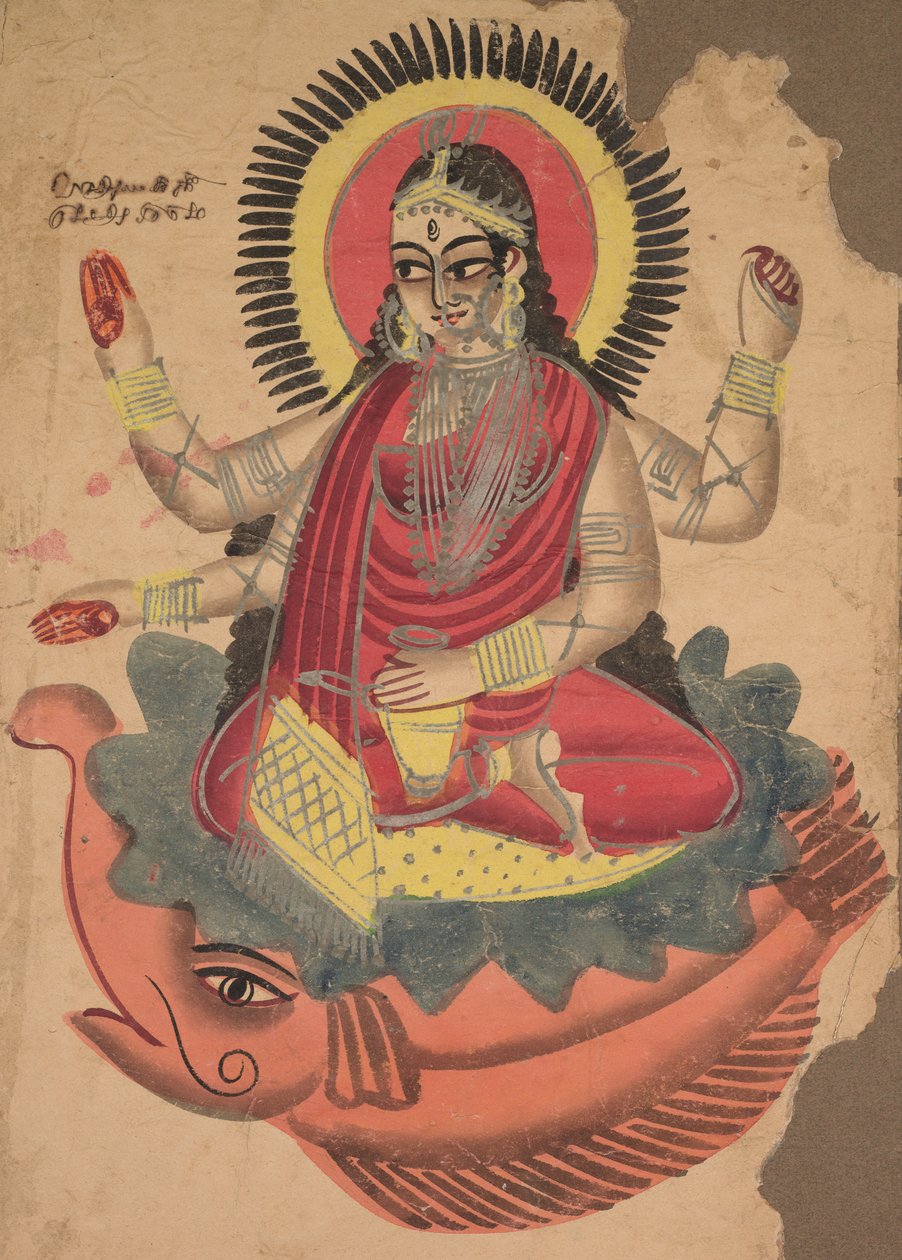 Ganga istennő alkotó: Unknown artist