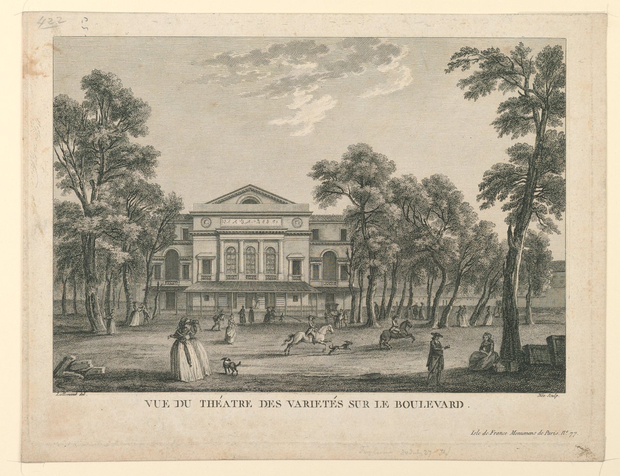 Theater des Varietés Párizsban alkotó: Unknown artist
