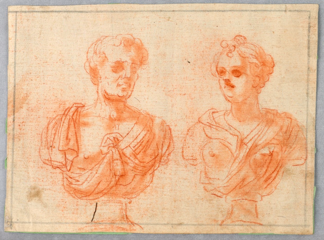 Két római mellszobor alkotó: Unknown artist