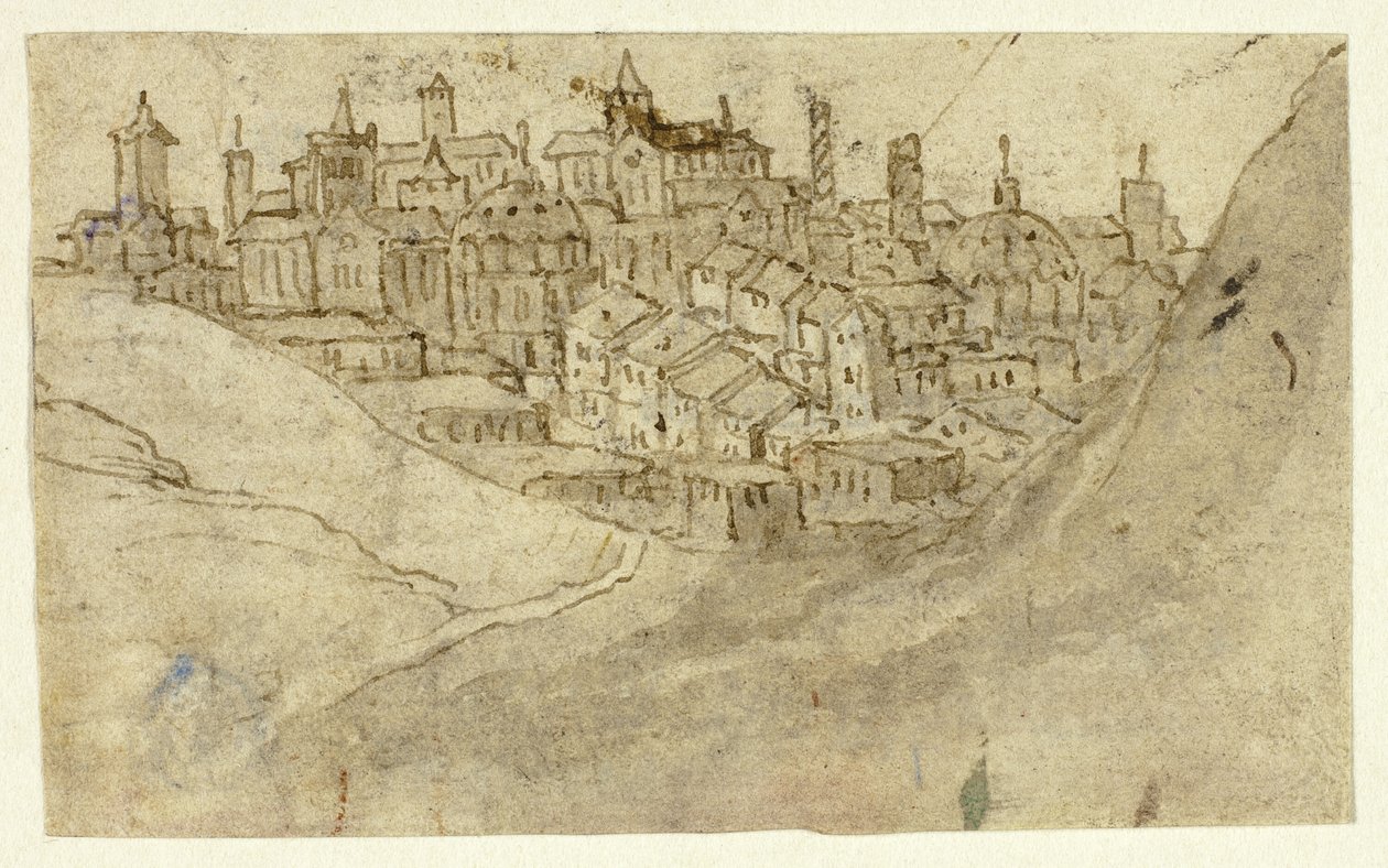 Kilátás a Hill Townra alkotó: Unknown artist