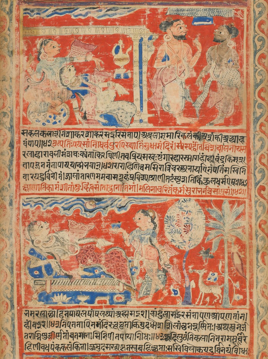 <em>Vasanta Vilasa</em> (vers a tavaszról) (részlet) alkotó: Unknown artist