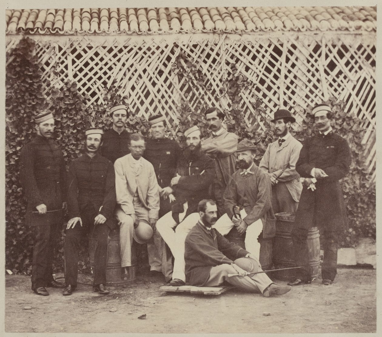 Krikettjátékosok, Karacsi alkotó: Unknown photographer
