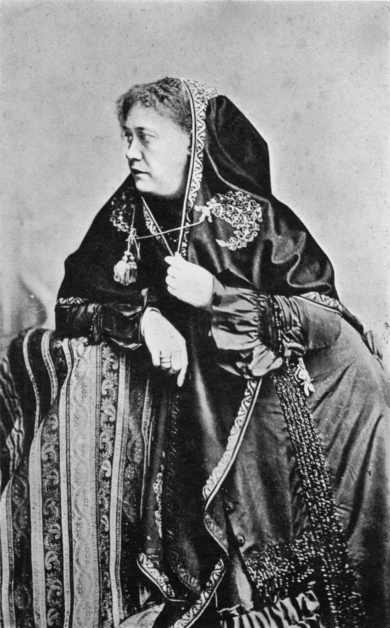 Helena Petrovna Blavatsky (fotó) alkotó: Unknown photographer
