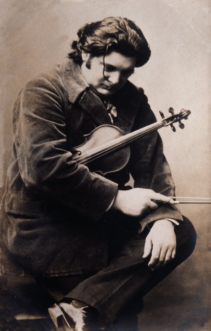 Eugene Ysaye portréja (f/w fotó) alkotó: Unknown photographer