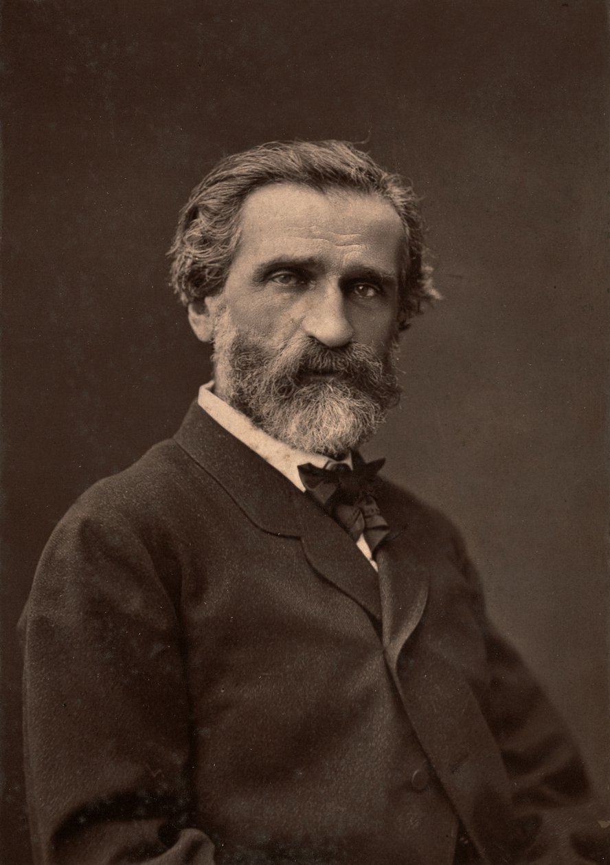 Giuseppe Verdi, a híres zeneszerző portréja. alkotó: Unknown photographer