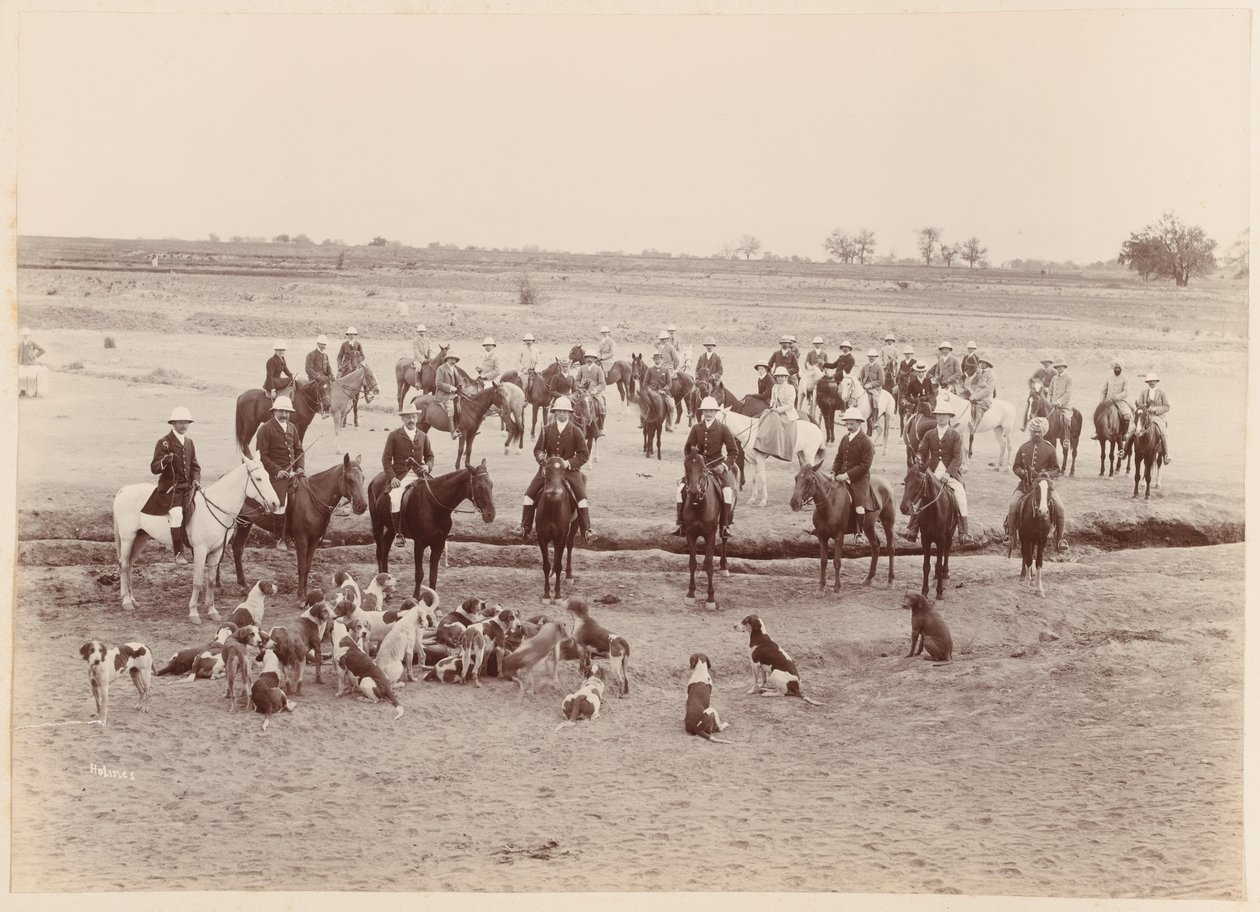 A Peshawar Vale Hunt, 1896 alkotó: Unknown photographer