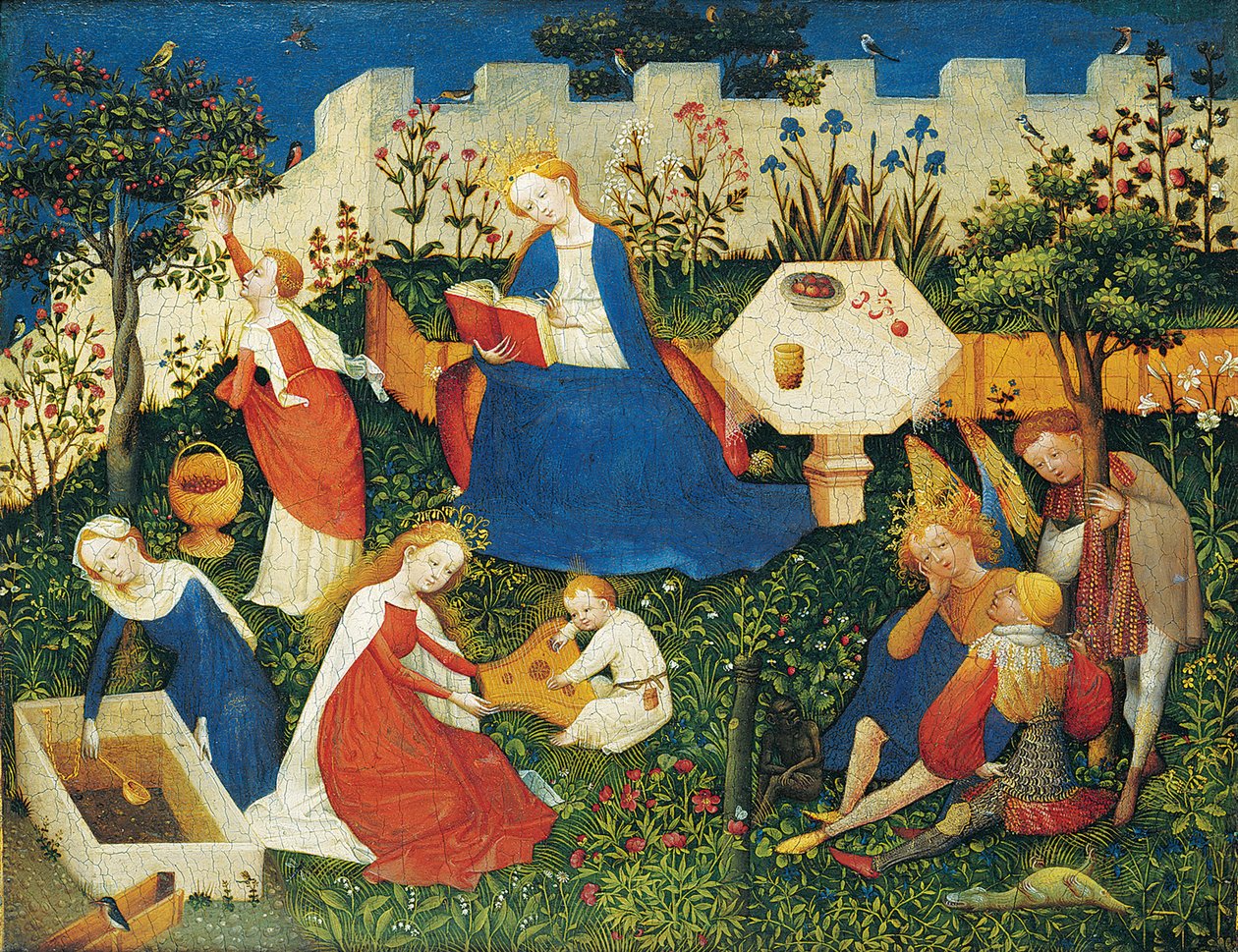 A paradicsomi kert, jelenet alkotó: Upper Rhenish Master