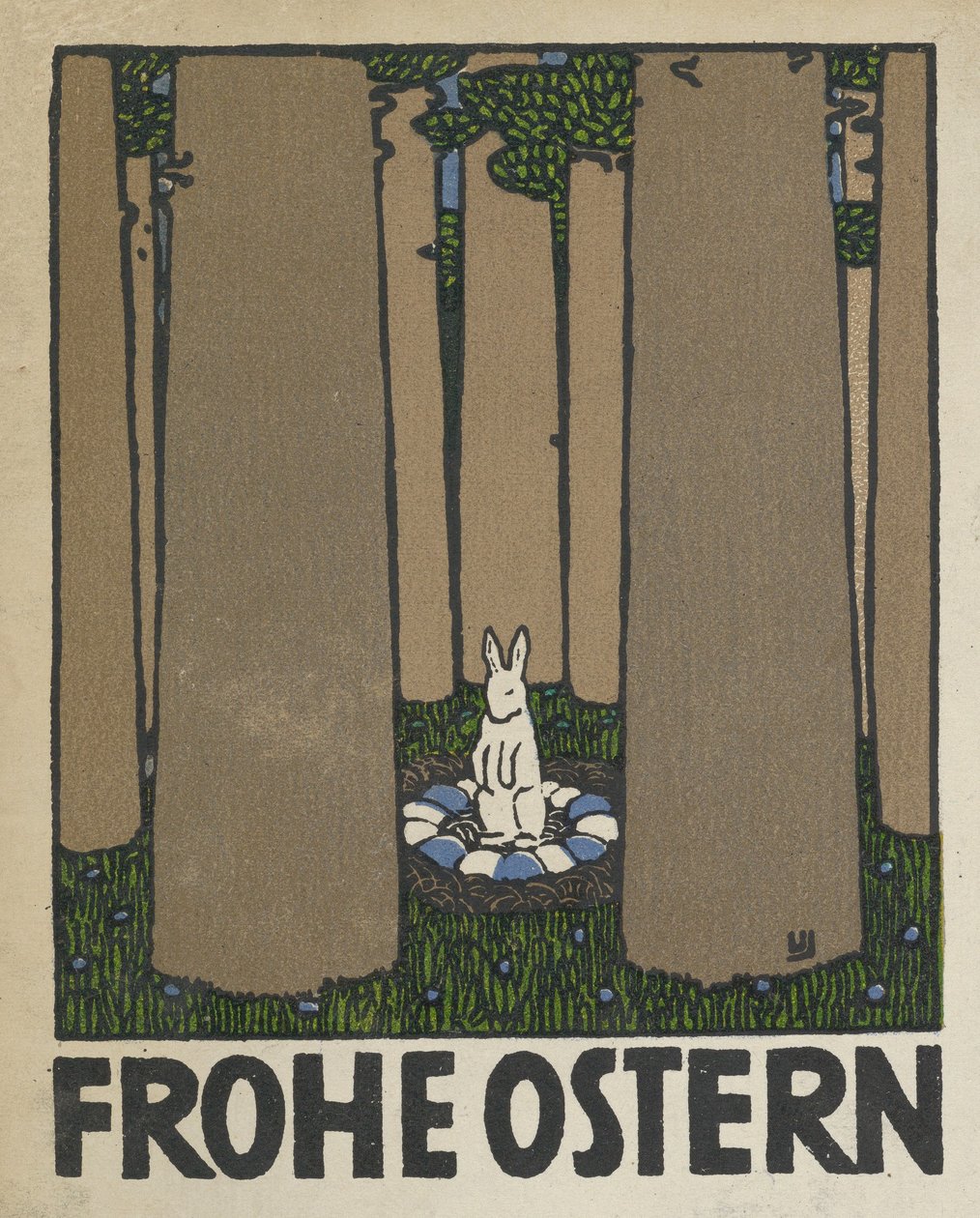 Kellemes Húsvéti Ünnepeket Kellemes Húsvéti Ünnepeket, 1908. alkotó: Urban Janke