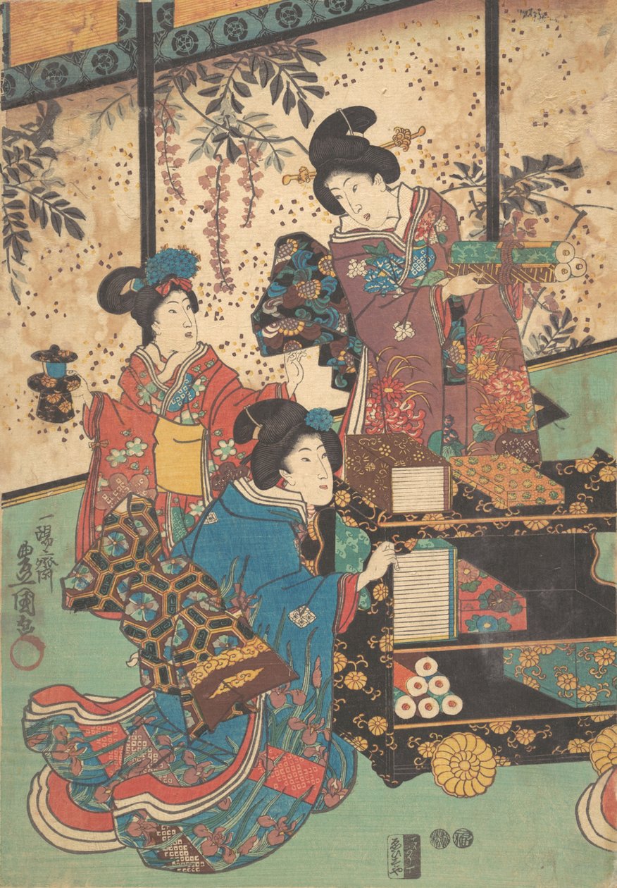 Nyomtatás. alkotó: Utagawa Kunisada
