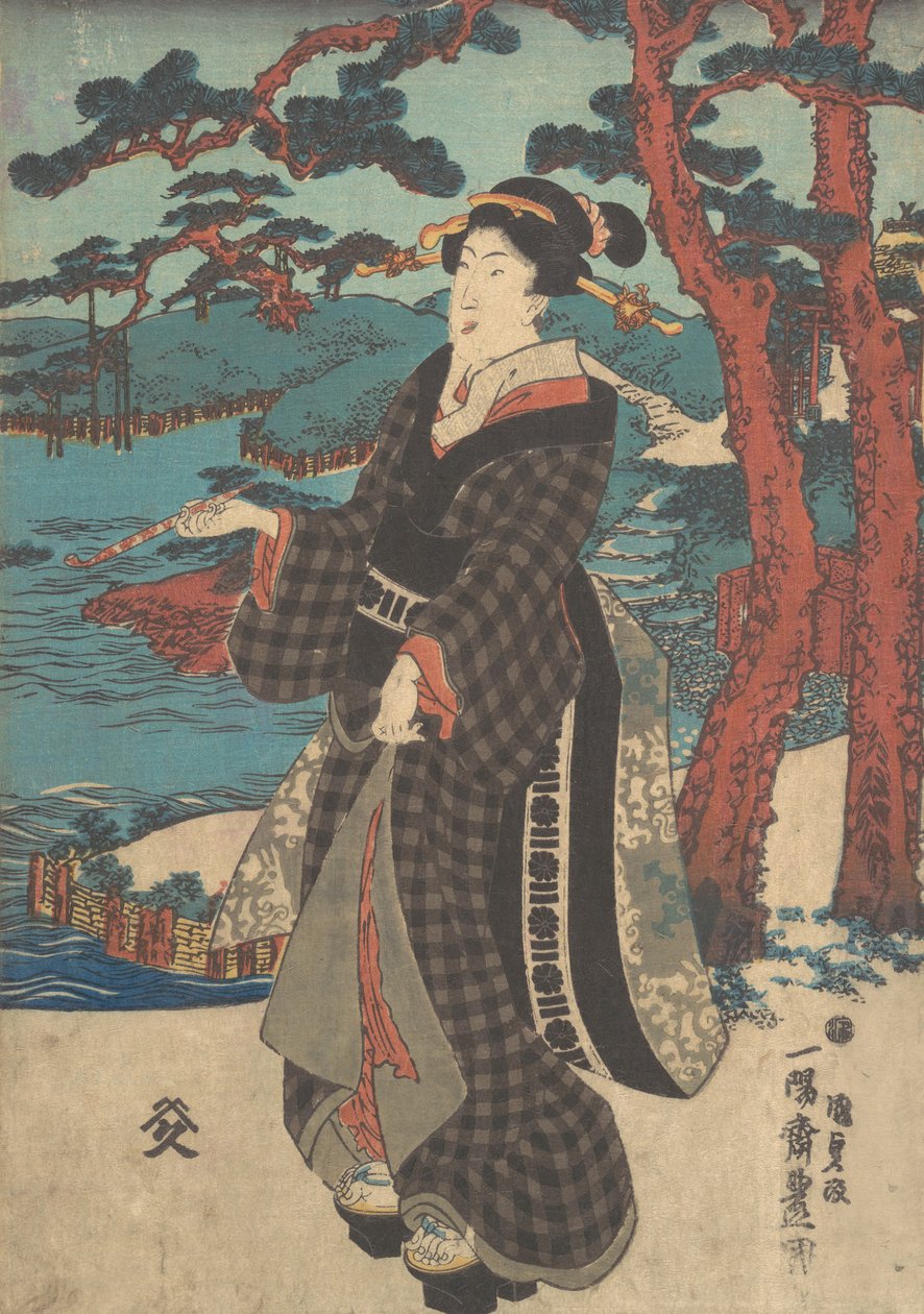 Nyomtatás. alkotó: Utagawa Kunisada