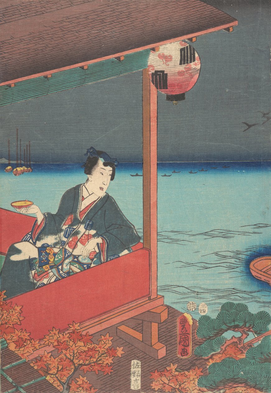 Nyomtatás. alkotó: Utagawa Kunisada