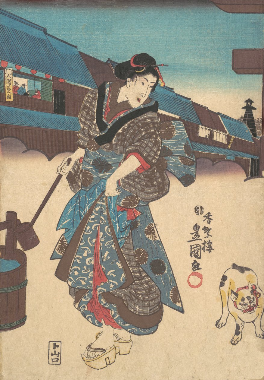 Nyomtatás. alkotó: Utagawa Kunisada