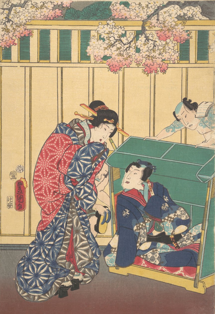 Nyomtatás. alkotó: Utagawa Kunisada