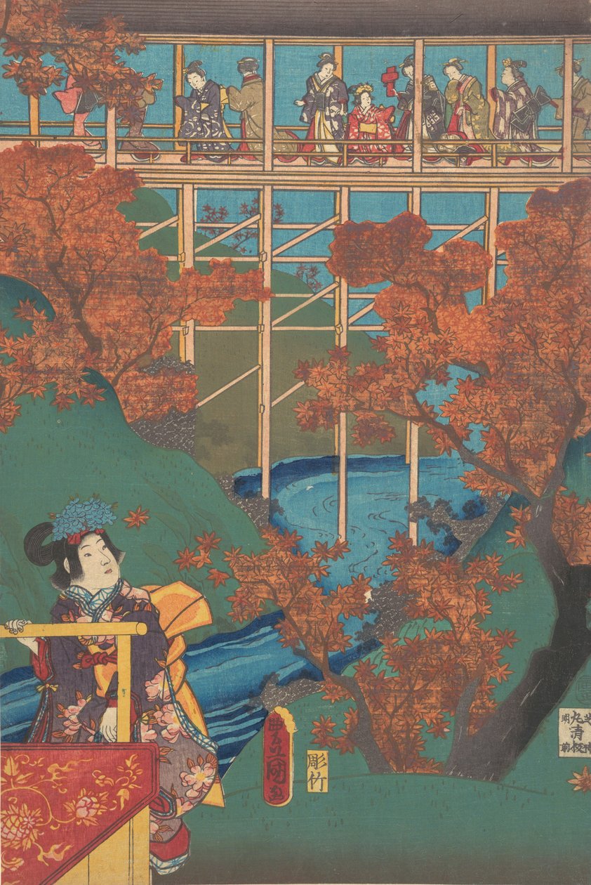 Nyomtatás. alkotó: Utagawa Kunisada