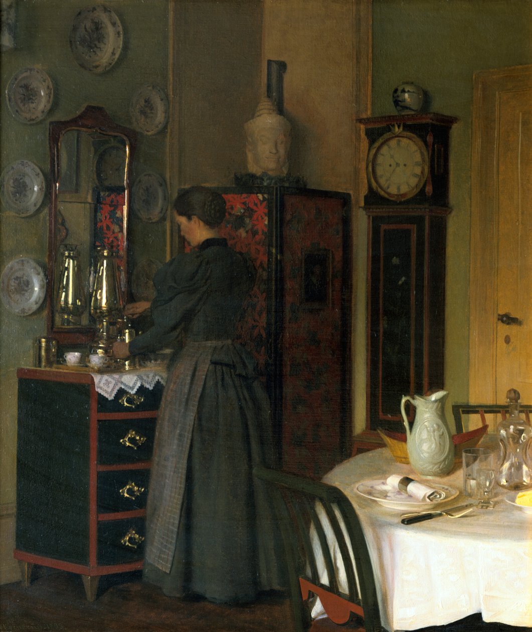 Tea-time, 1898 alkotó: Valdemar Kornerup