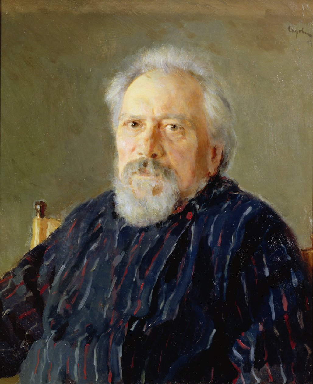 Nyikolaj Leszkov portréja alkotó: Valentin Aleksandrovich Serov