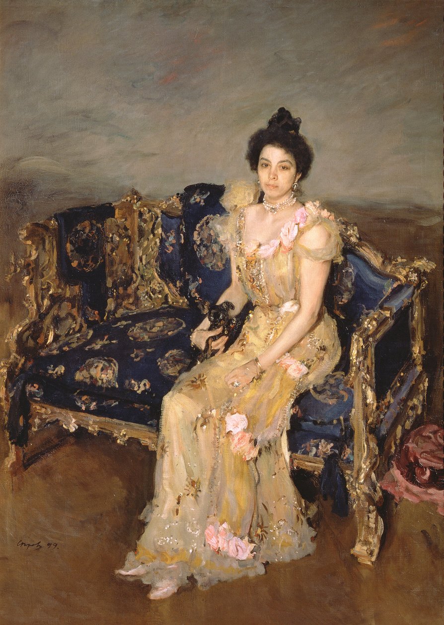 Sofia Mihajlovna Botkina portréja, 1899 alkotó: Valentin Aleksandrovich Serov