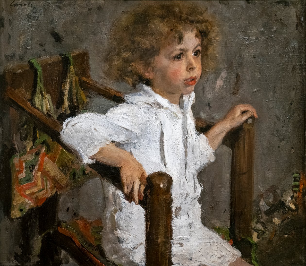 Mika Morozov portréja alkotó: Valentin Aleksandrovich Serov