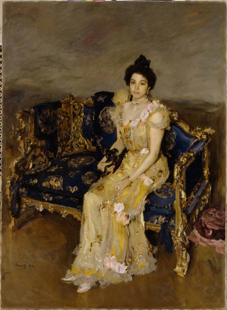 Sofia Botkina portréja, 1899 alkotó: Valentin Aleksandrovich Serov