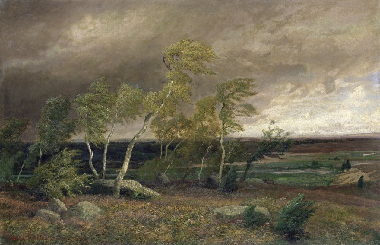 The Heath in a Storm, 1896 alkotó: Valentin Ruths
