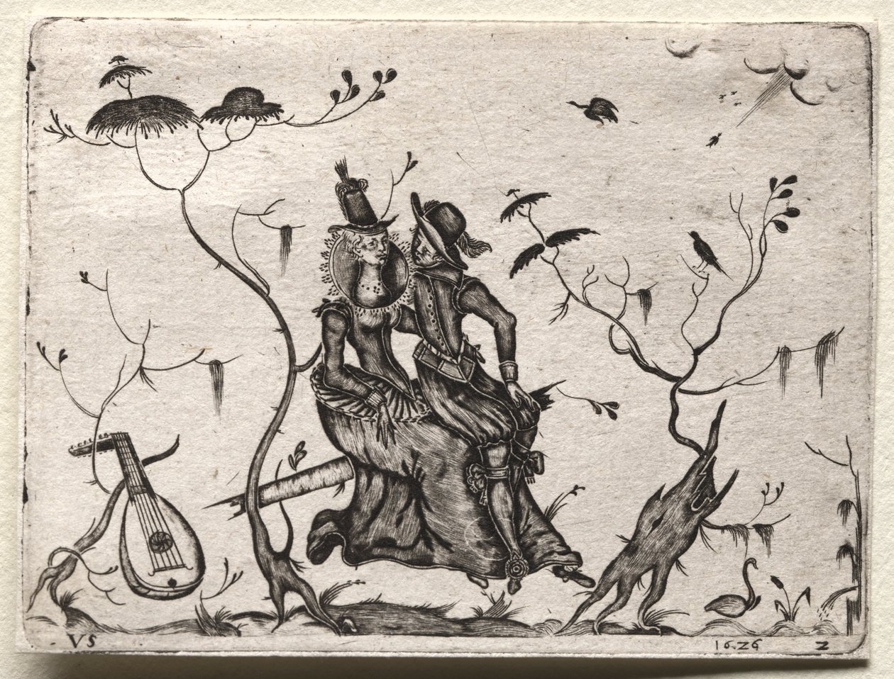 Szerelmespár, 1626. alkotó: Valentin Sezenius