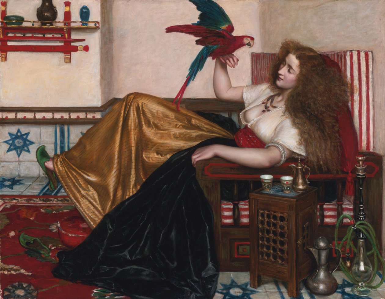 A Tooti-Nameh asszonya vagy A papagáj legendája alkotó: Valentine Cameron Prinsep