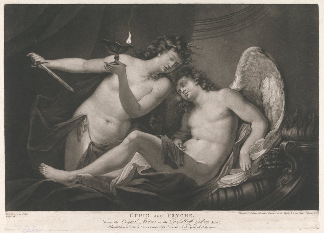 Ámor és Psyche alkotó: Valentine Green
