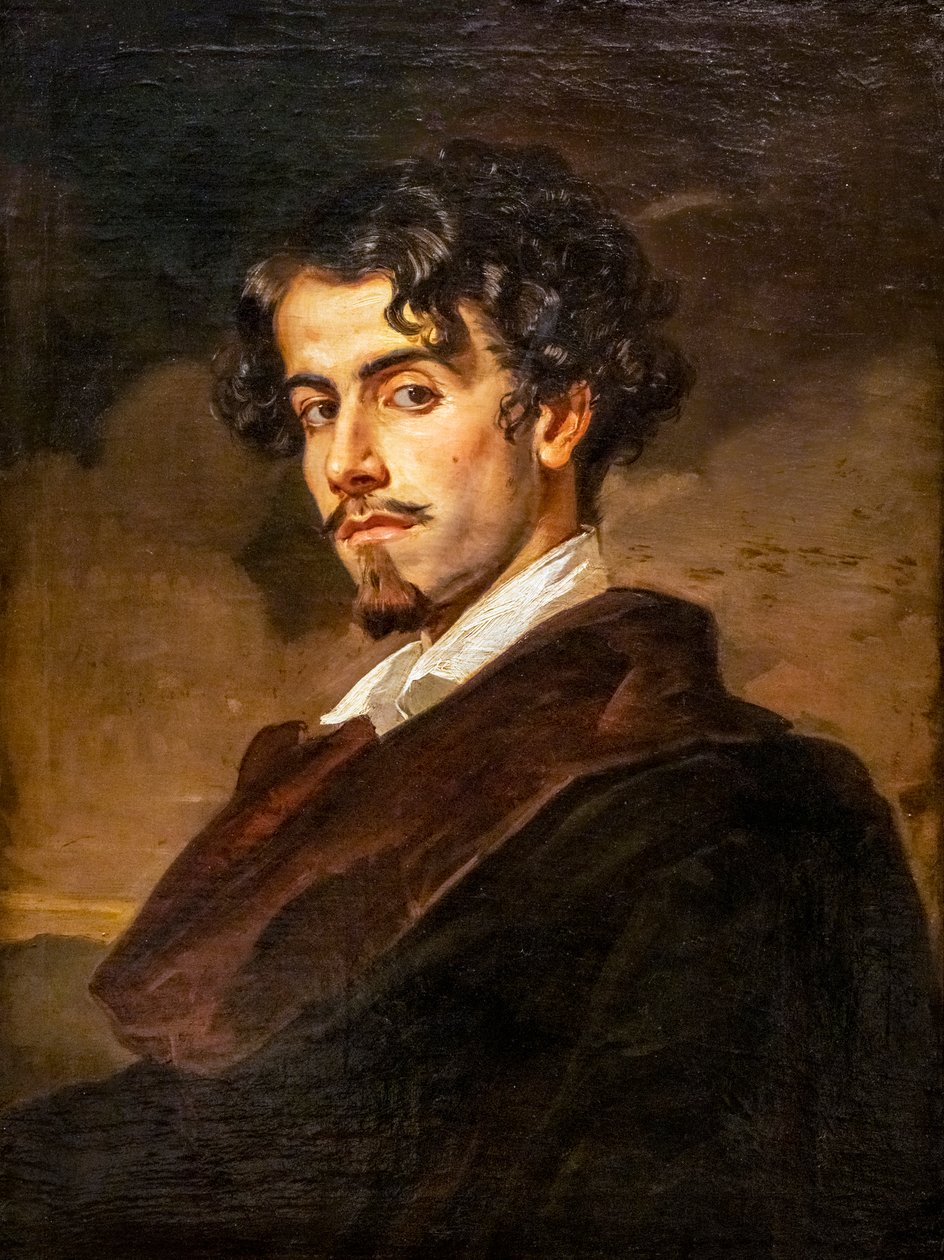 Gustavo Adolfo Becquer portréja alkotó: Valeriano Domínguez Bécquer
