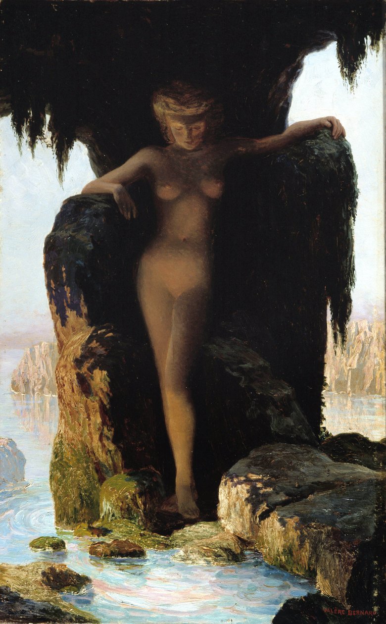 A forrás (olaj, vászon) alkotó: Valère Bernard